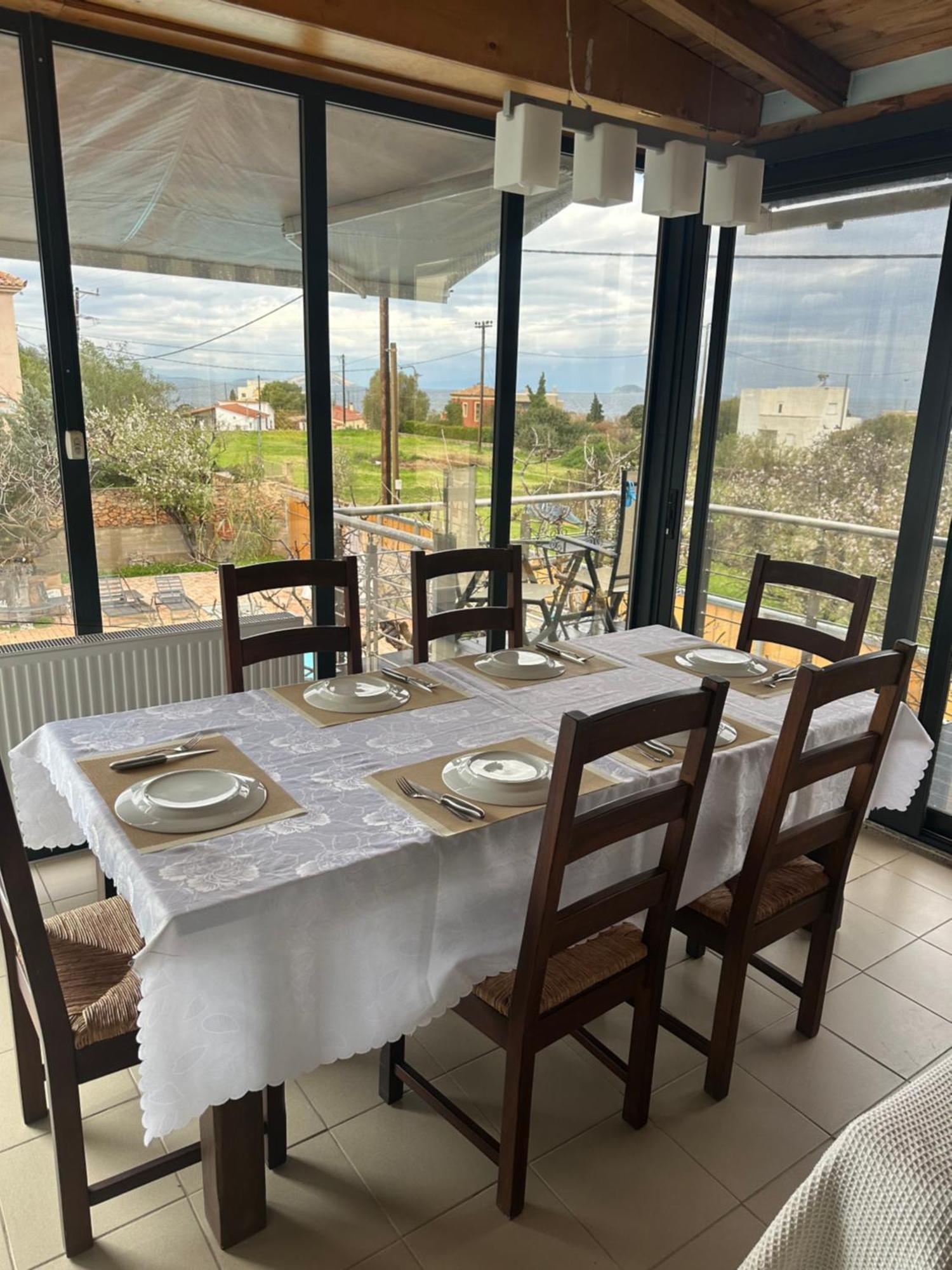 דירות Khloi Solmar Aegina With Private Pool - Jacuzzi מראה חיצוני תמונה
